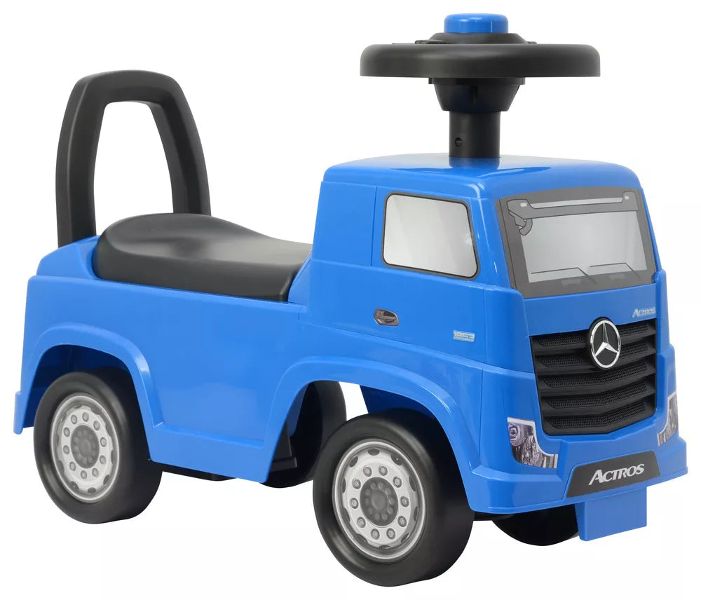 Vaikiškas paspirtukas Mercedes-Benz Actros, 3+, mėlynas