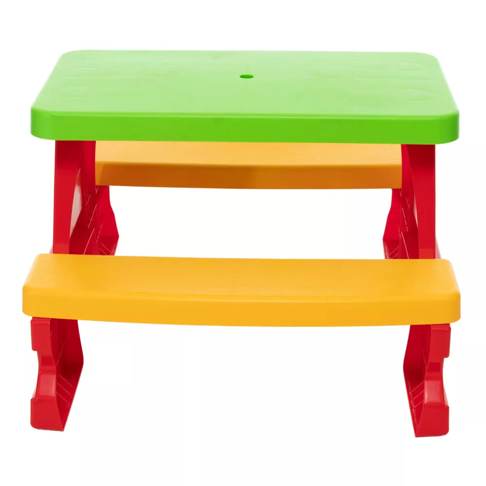 Vaikiškas pikniko stalas, 3 metų vaikams, uniseks, spalvotas