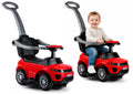 Vaikiškas stumiamas automobilis, 12 mėn. +, raudonas