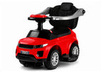 Vaikiškas stumiamas automobilis, 12 mėn. +, raudonas
