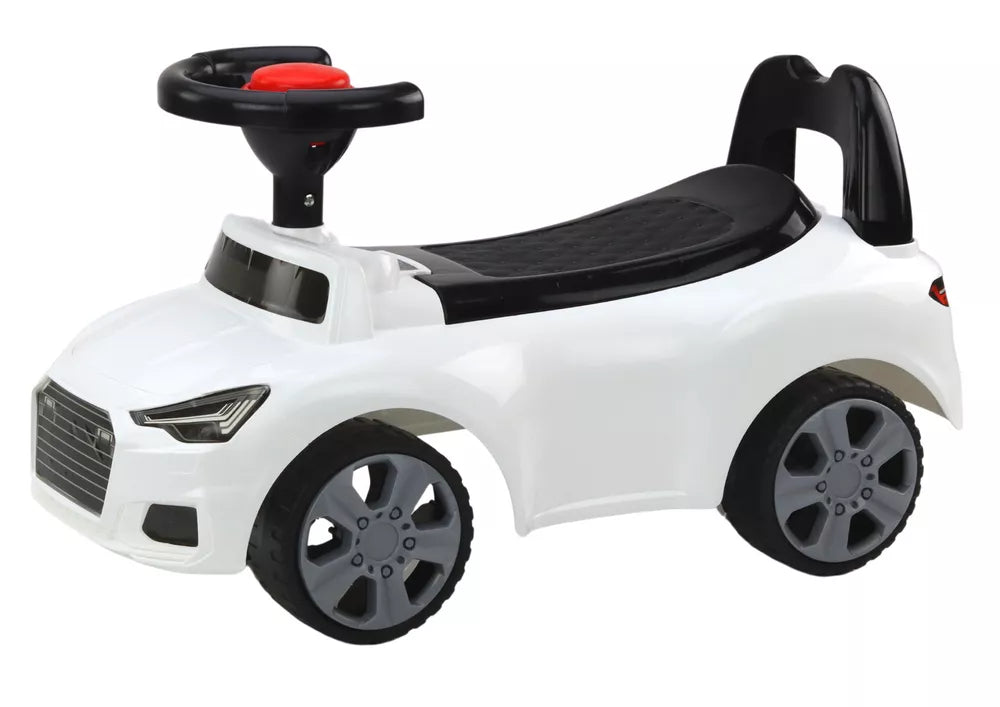 Vaikiškas stumiamas automobilis STARLIGHT SHADOW, 64 × 28 × 20 cm, baltas