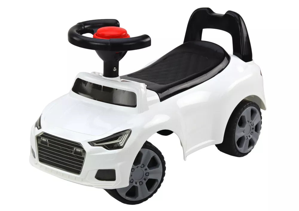 Vaikiškas stumiamas automobilis STARLIGHT SHADOW, 64 × 28 × 20 cm, baltas