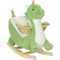 Vaikiškas supamas dinozauras su garsais, 12–36 mėn., žalias