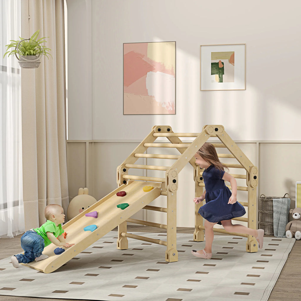 Vaikiškas žaidimų kompleksas Lykto 3-in-1, sulankstomas, 1,5-4 metų vaikams, daugiaspalvis