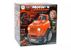 Vaikiškų dirbtuvių rinkinys Motor-Master, 40 × 43 × 34 cm, oranžinis