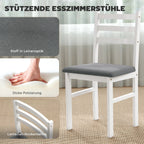 Kėdės audinio, minkštos pagalvėlės ir lentelinės atlošo detalės