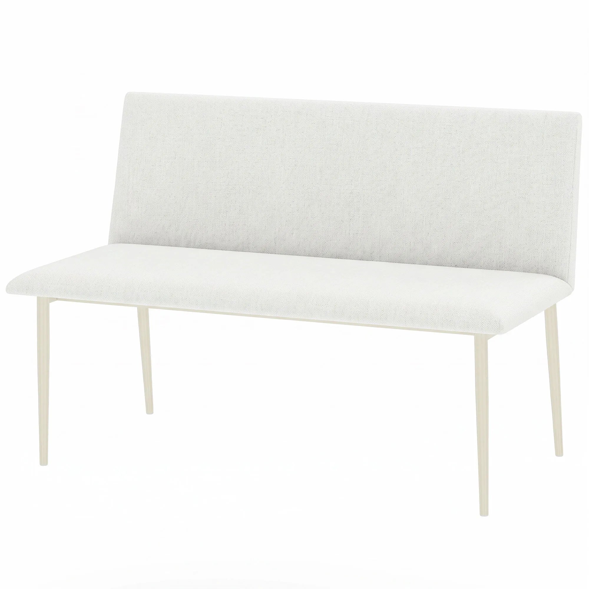 Valgomojo kėdė suolai, 120 cm pločio, smėlio spalvos