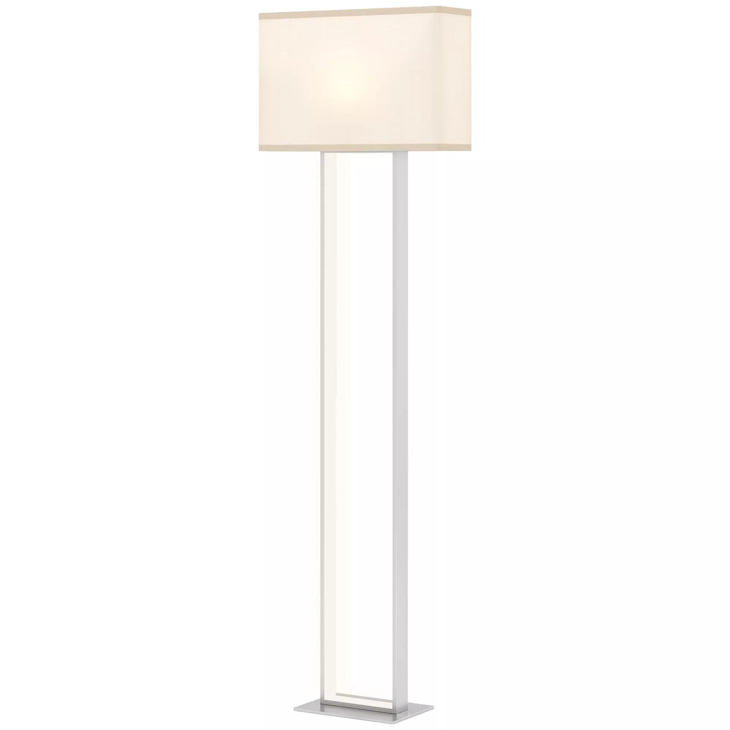 Modernus stovas, 3 režimai, pėdos jungiklis, reguliuojamas ryškumas, lino išvaizda, baltas