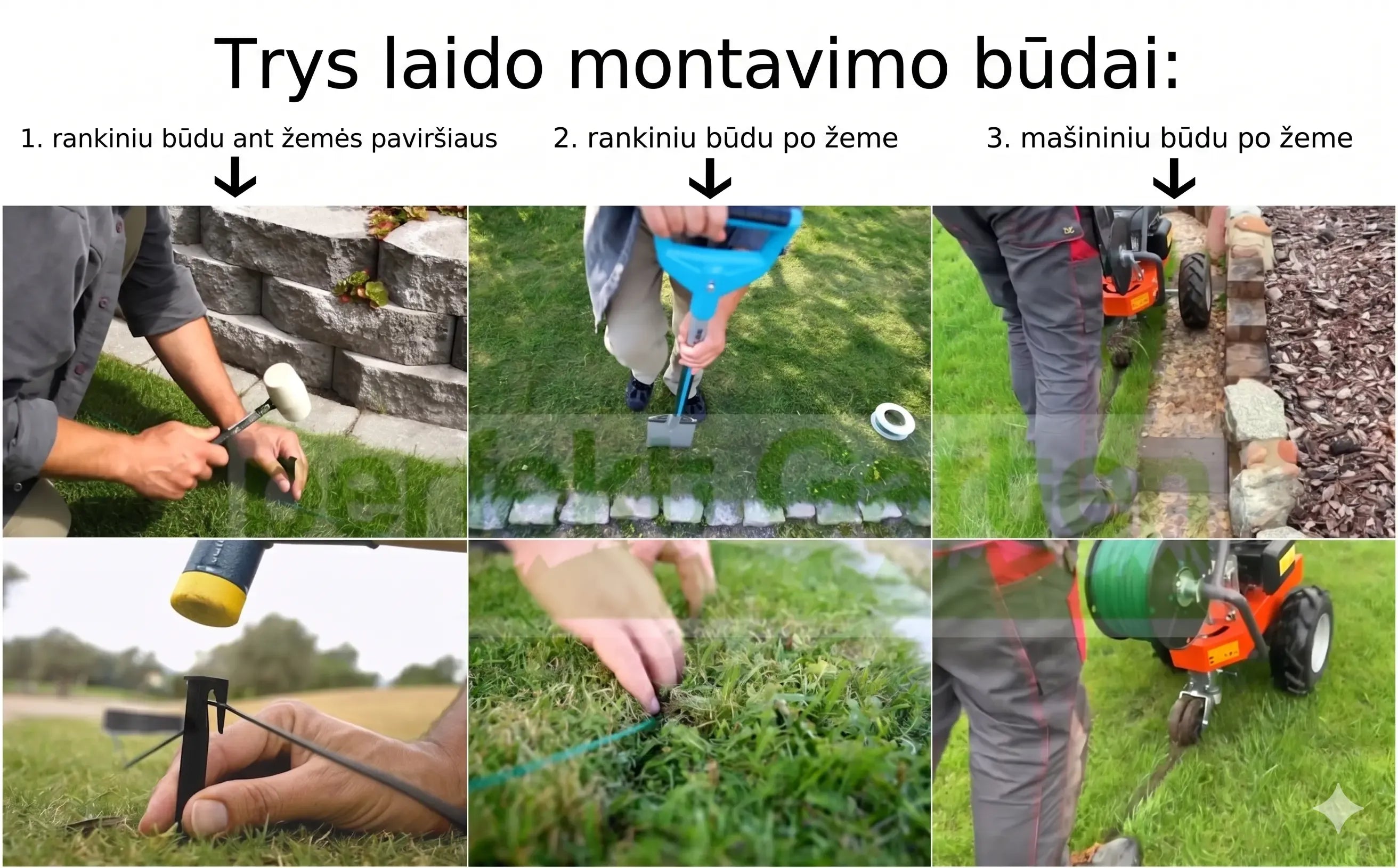 Vejos roboto kontūro kabelis 100m, 3,4 mm laidas perimetro laidas
