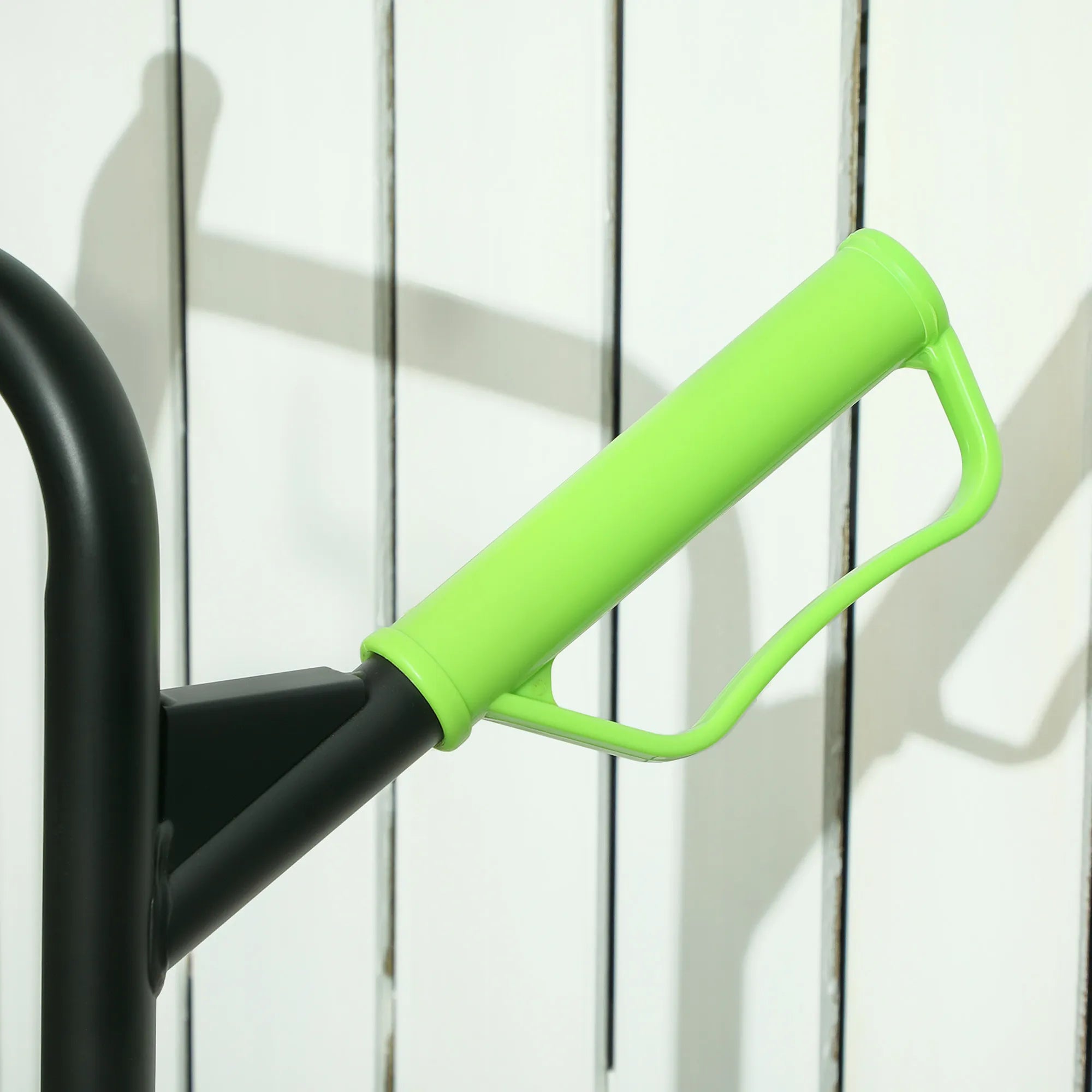 Vežimėlis laiptams, iki 120 kg, sulankstomas, plieninis rėmas, žalias