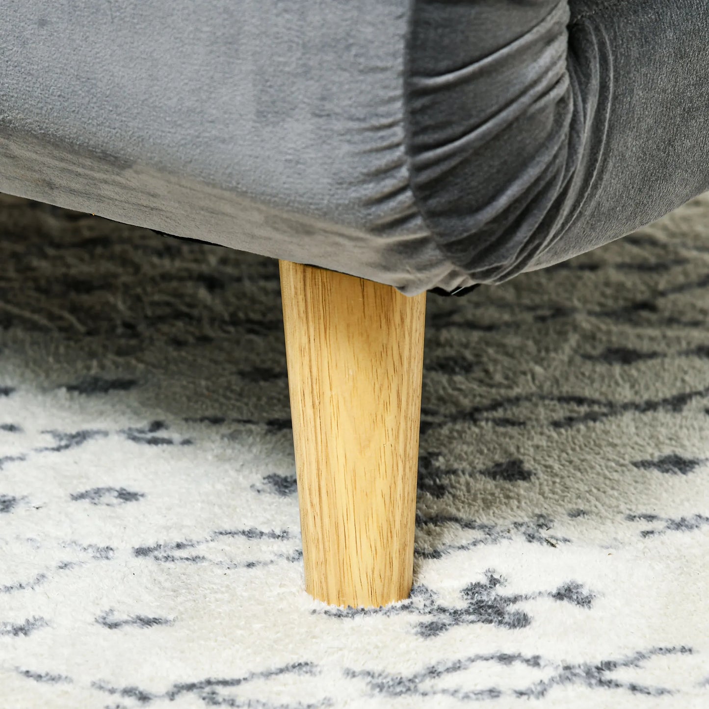 2in1 fotelis, poilsio fotelis, svečių lova, iki 150 kg, 72 cm x 78 cm x 79 cm, Pilka