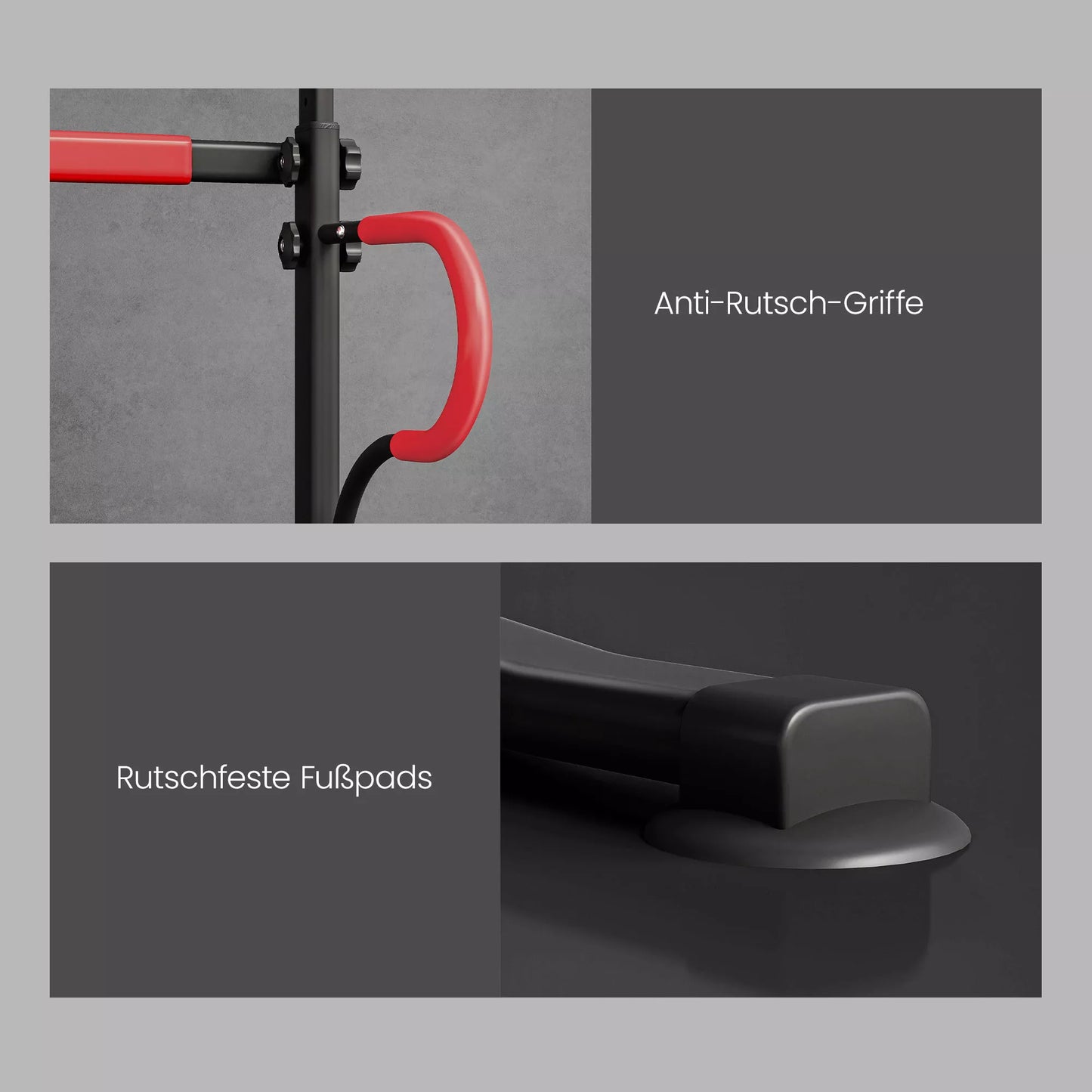 Power Tower reguliuojamas aukščiu, Dip stotelė su prisitraukimo skersiniu, siurbtukais, jėgos stotelė namams