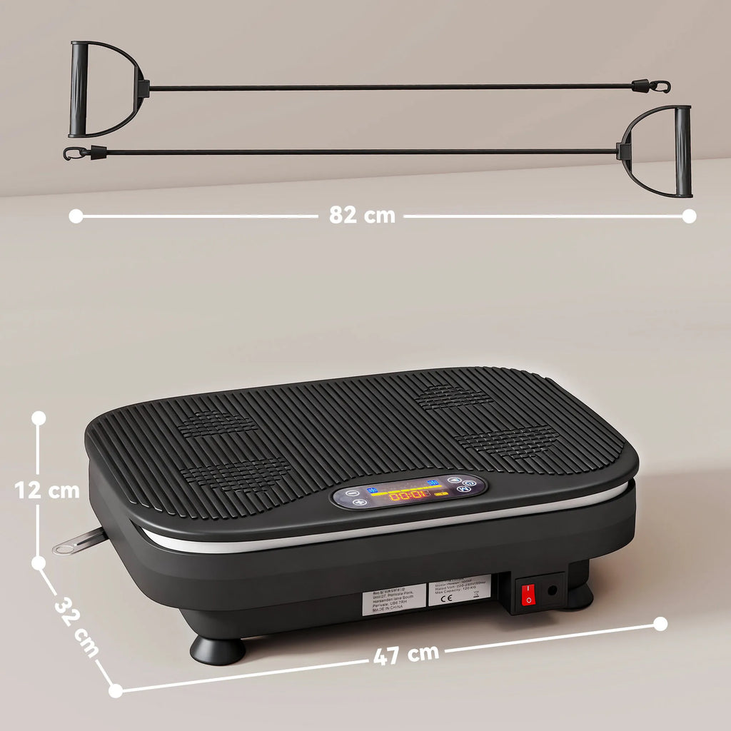 Vibracinė platforma iki 120 kg, juoda