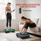 Vibracinė platforma iki 120 kg, juoda