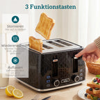 Virdulio ir skrudintuvo komplektas 1,7l/2200W, juodas
