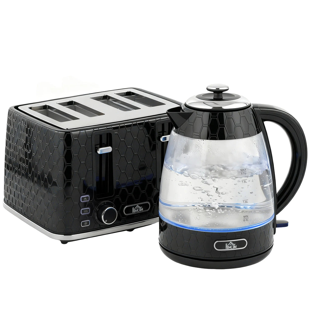 Virdulio ir skrudintuvo komplektas 1,7l/2200W, juodas