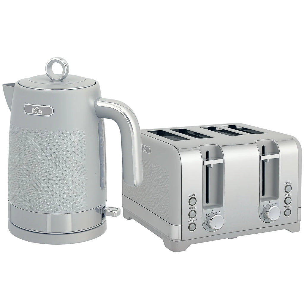 Virdulio ir skrudintuvo rinkinys, 1,7 l 2200 W, pilkas