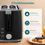 Virdulio ir skrudintuvo rinkinys, 1,7 l, juodas