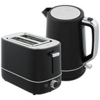 Virdulio ir skrudintuvo rinkinys, 1,7 l, juodos spalvos
