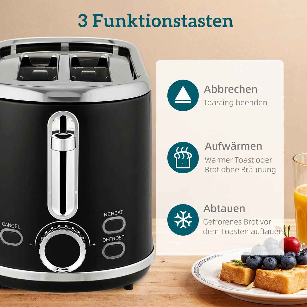 Virdulio ir skrudintuvo rinkinys NEO, 1,7 l, juodas
