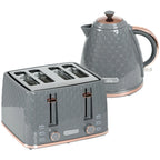 Virdulys ir skrudintuvas 2-in-1 komplektas, 1,7 l, pilki