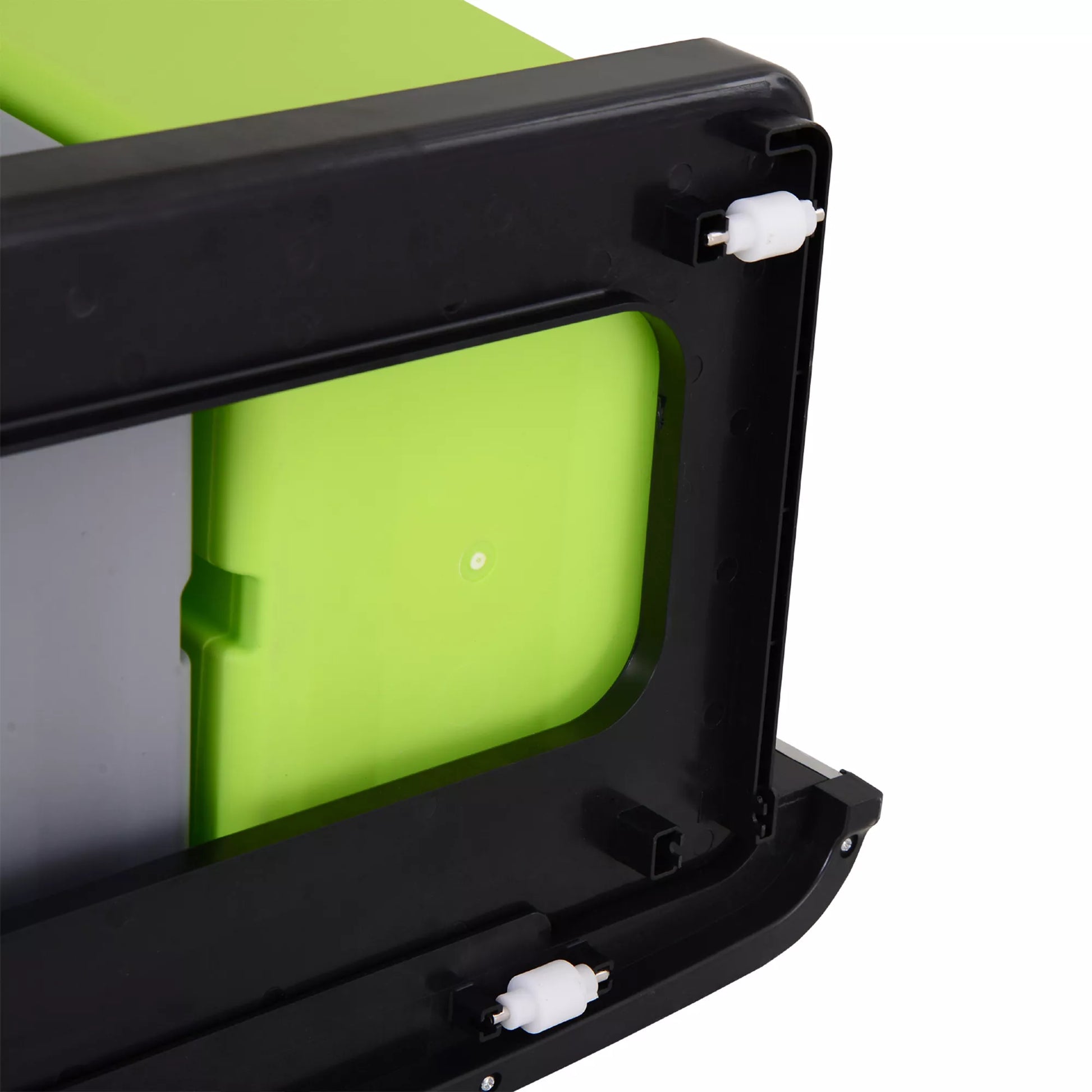 Šiukšliadėžė su jutikliu 47 l + 2 x 12,5 l Automatinė šiukšliadėžė su judesio jutikliu, vandeniui atspari šiukšlių rūšiavimo sistema iš nerūdijančio plieno, skirta virtuvei, sidabrinė