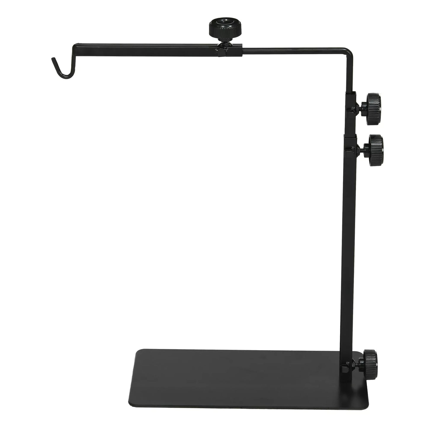 Šildymo lempos stovas terariumams, reguliuojamo aukščio, 40x15x95cm, Juodas