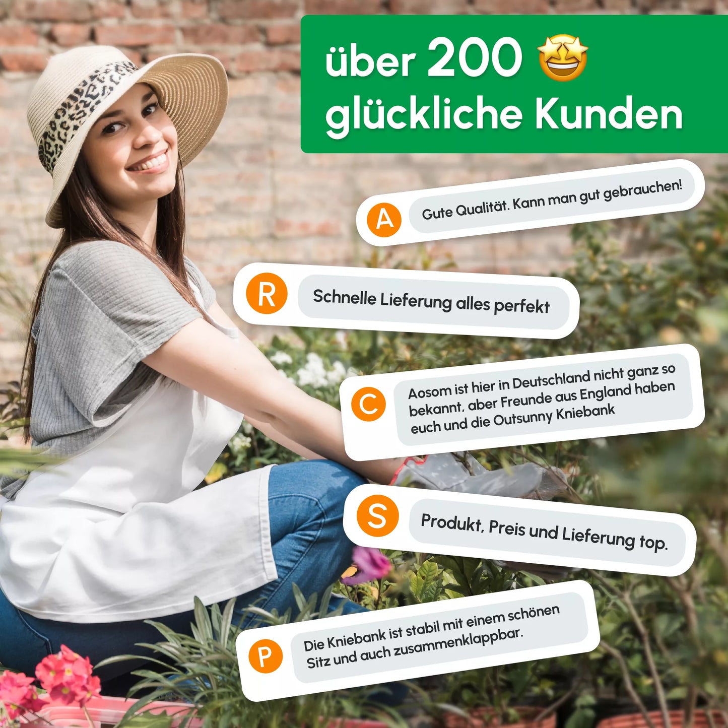 Kelio suolas, sulankstoma sodo taburetė, 2in1, kelių atrama, su įrankių kišene, EVA putplastis, 58 x 28 x 49 cm