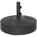 Skėčių stovas, kurį galima pripildyti iki 30 kg Apvalus skėčių stovas Skėčių laikiklis 36/38/48 mm Juodas