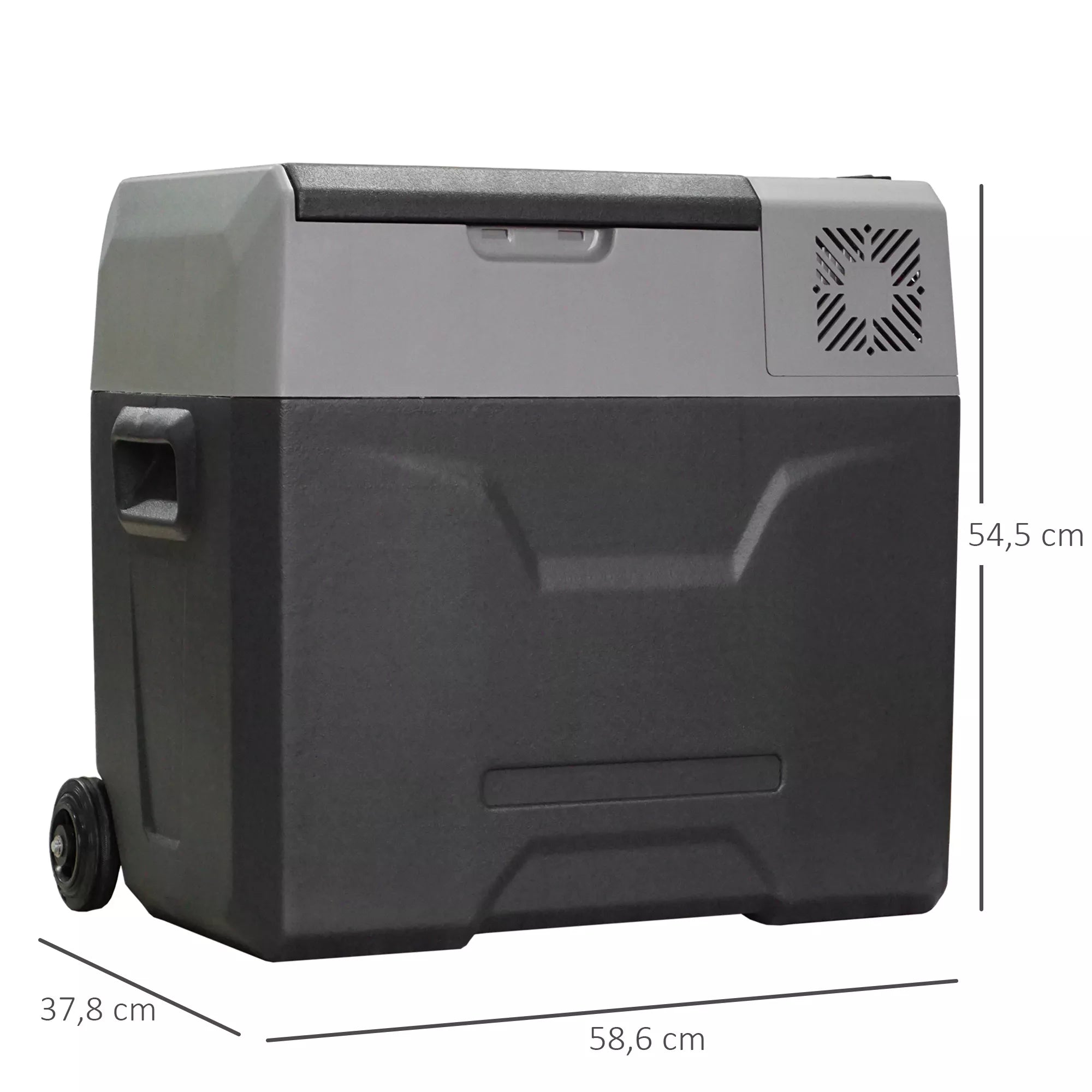 Automobilinis šaldytuvas, 50 l, iki -20°C, pilkas