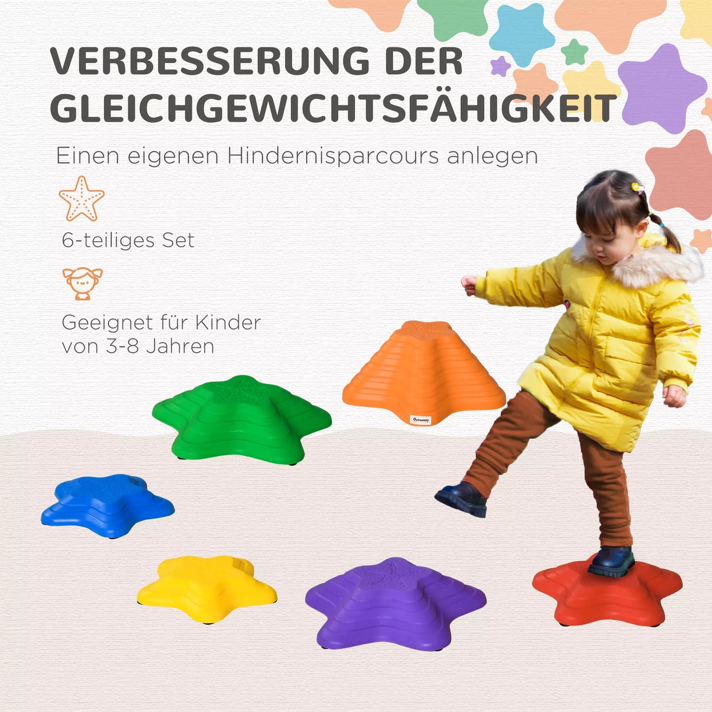 Sukraunami neslystantys pakopėliai vaikams, 3 dydžių, iki 80 kg, skirti naudoti lauke ir viduje