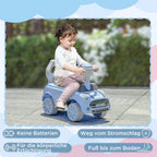 Paspiriamas automobilis vaikams nuo 18 mėn., iki 25 kg, šviesiai mėlynas