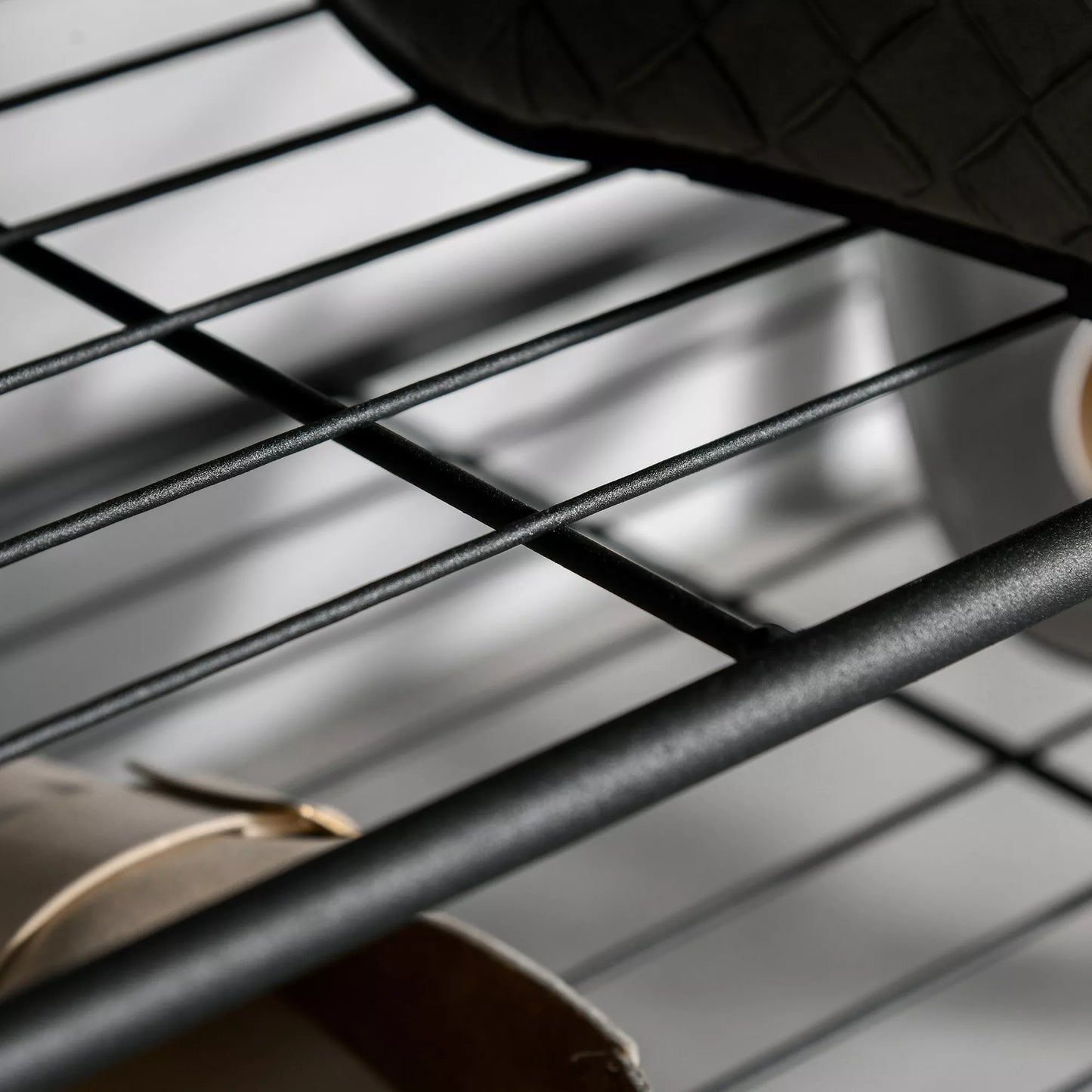 Drabužių ir batų stovas su 8 kabliukais, 2 lentynomis, MDF, juodos spalvos, 72 x 34 x 185 cm