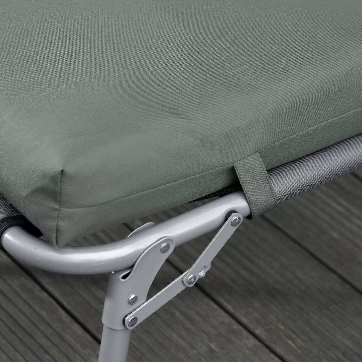 2 vnt. komplektas saulės gultui, sodo gulto čiužinys, itin storas 8 cm, tamsiai pilkos spalvos, tik pagalvė