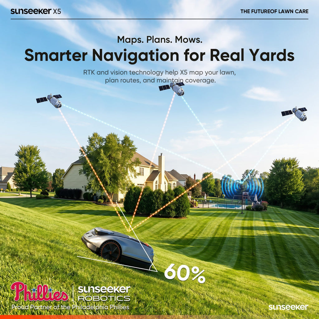 Vejos robotas Sunseeker X5 (2000 m²)