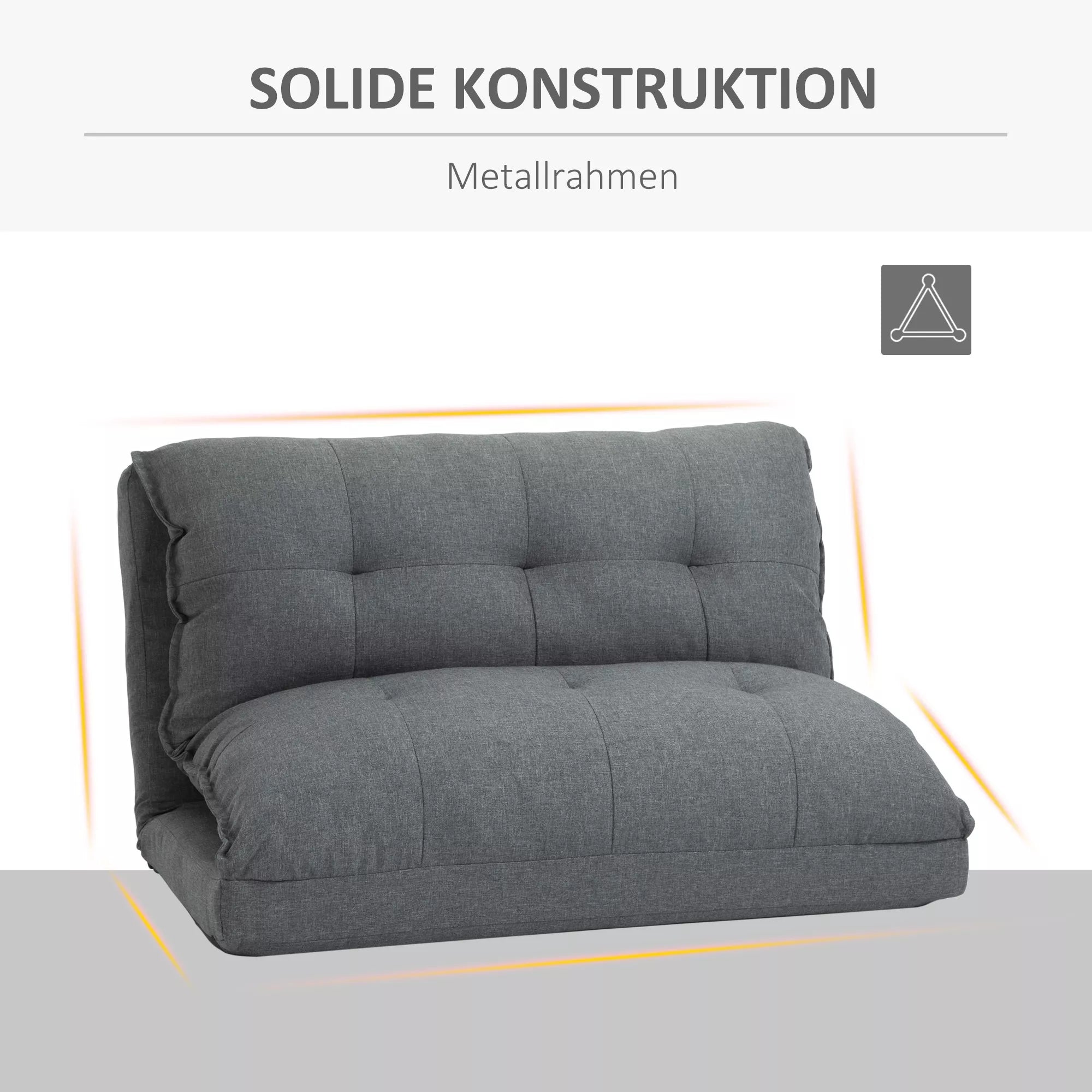 Giluminis poilsio krėslas, 13 padėčių, linų imitacijos, metalinė konstrukcija, 100 x 71 x 54 cm, pilkos spalvos
