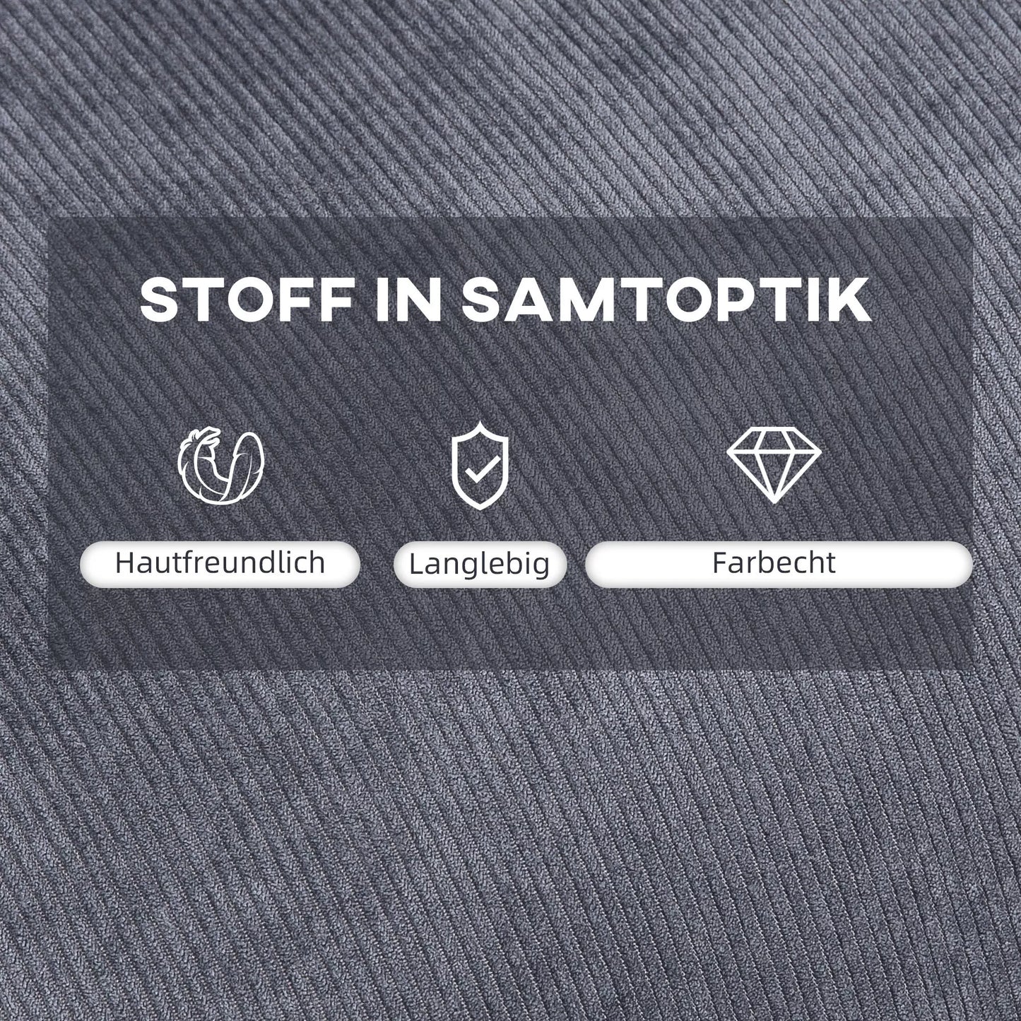 Fotelis su pakoja, su pagalvėlėmis, 68 cm x 91,5 cm x 88 cm, Pilkas