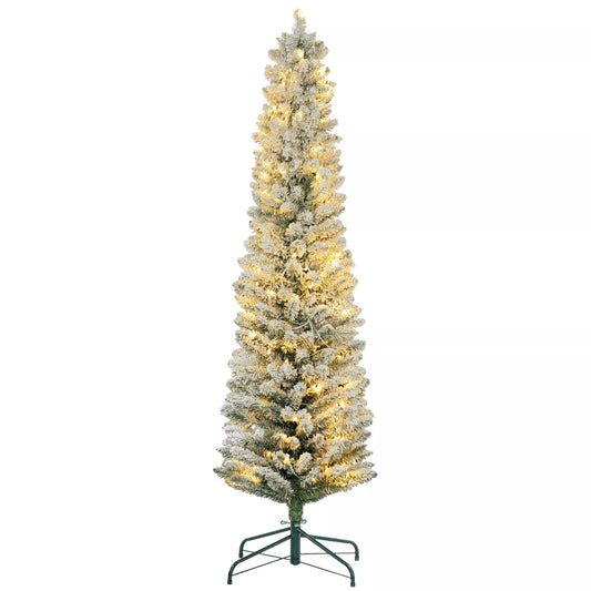 Kalėdinė eglutė 180 cm, LED girlianda, dirbtinė, atspari ugniai, metalinis pagrindas, žalia