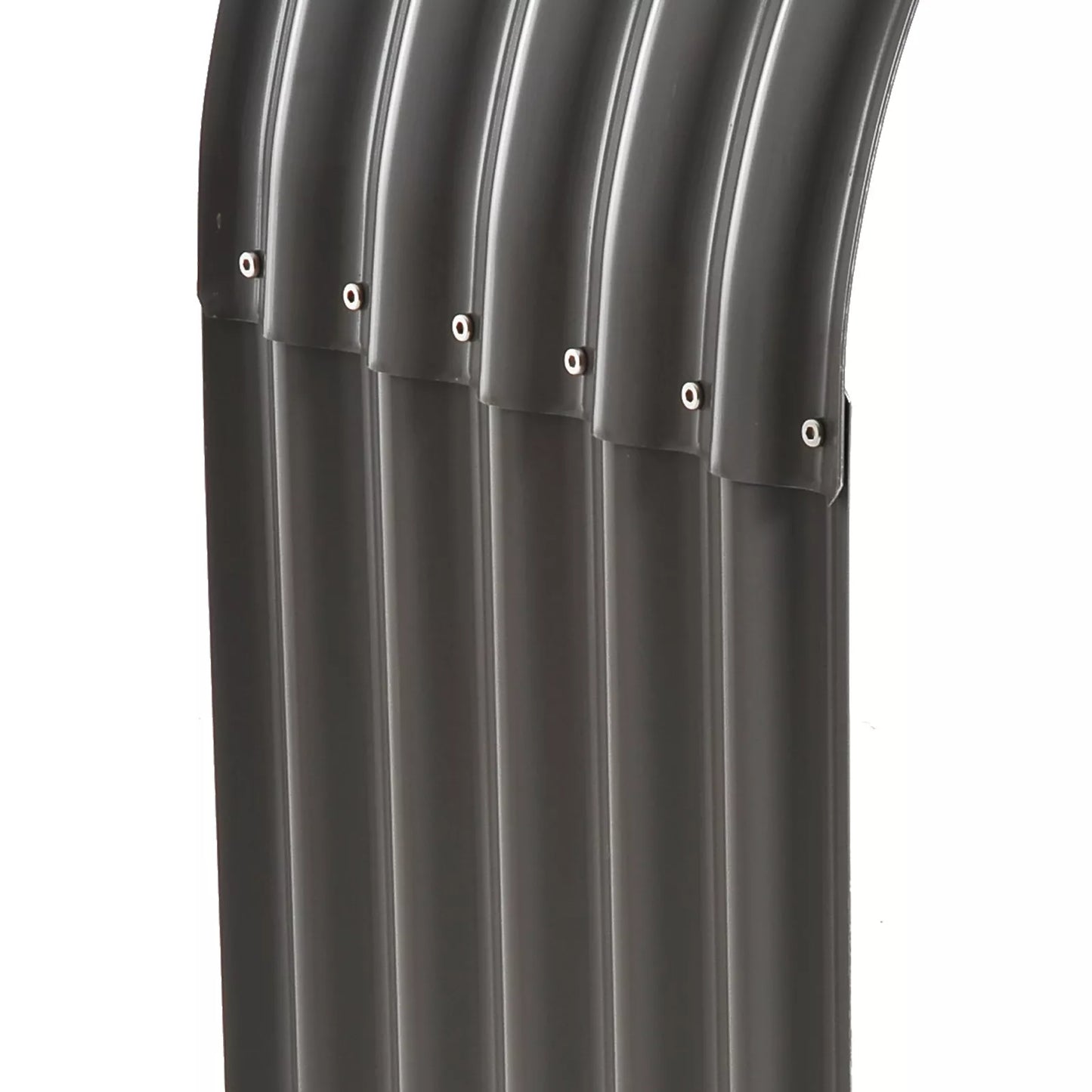 Malkų laikymo lentyna, atspari oro sąlygoms, plienas, 212 cm x 46 cm x 112 cm, pilka