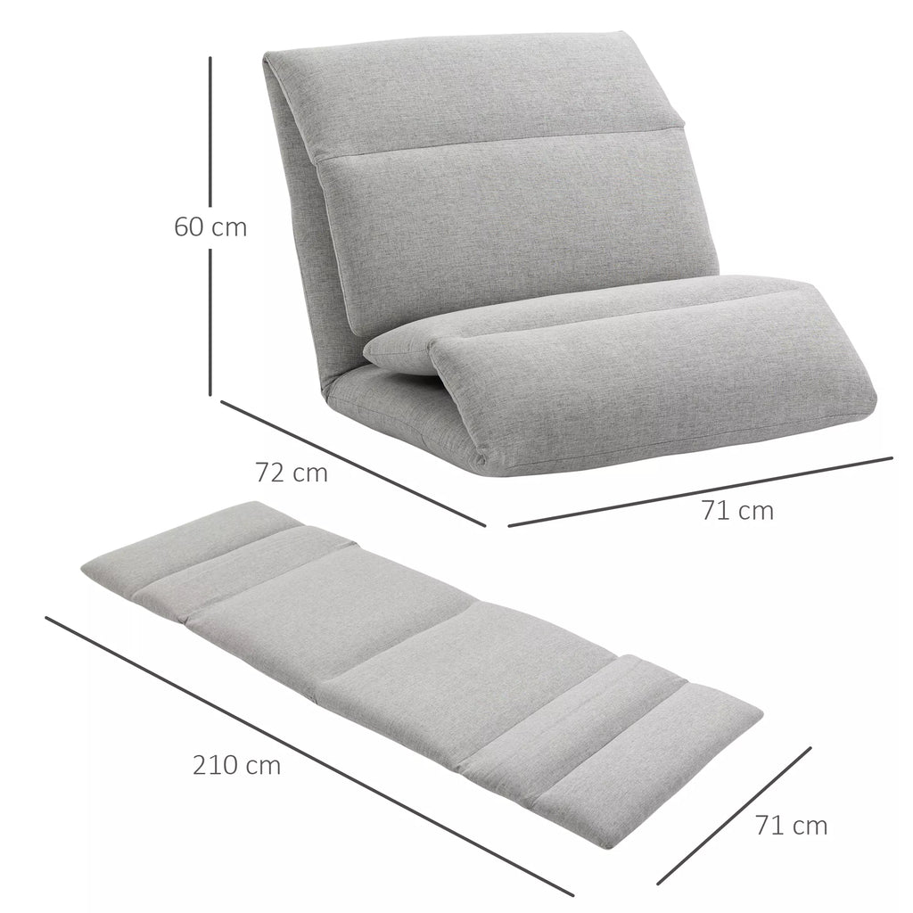 Grindų kėdės schema su matmenimis 210, 72, 71 ir 60 cm