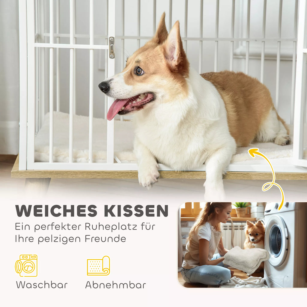Grafika apie minkštą narvo pagalvėlę