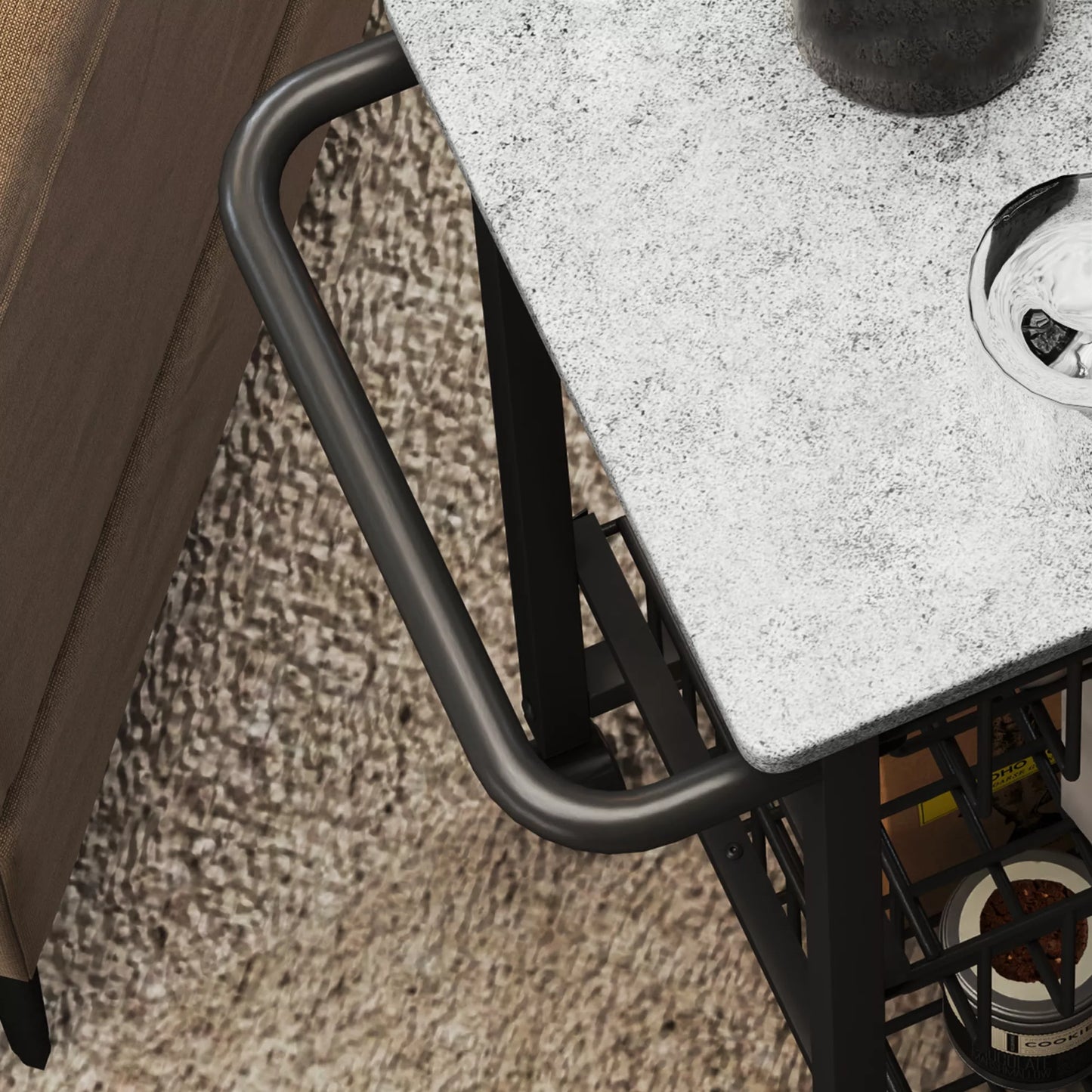 3 pakopų virtuvės vežimėliai su ratukais, riedamasis padavimo vežimėlis, virtuvės vežimėlis su 3 plieniniais krepšeliais, padavimo vežimėlis