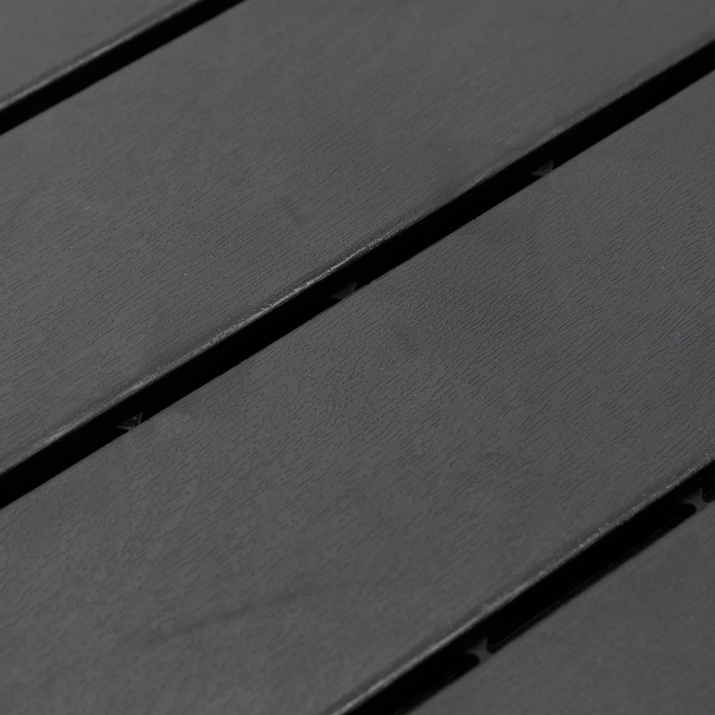 Terasinės plytelės 30 x 30 cm, 9 vnt., 0,81 kv. m., su jungiamąja sistema, drenažinės balkono plytelės, grindų danga, terasos ir balkono plytelės, juodos