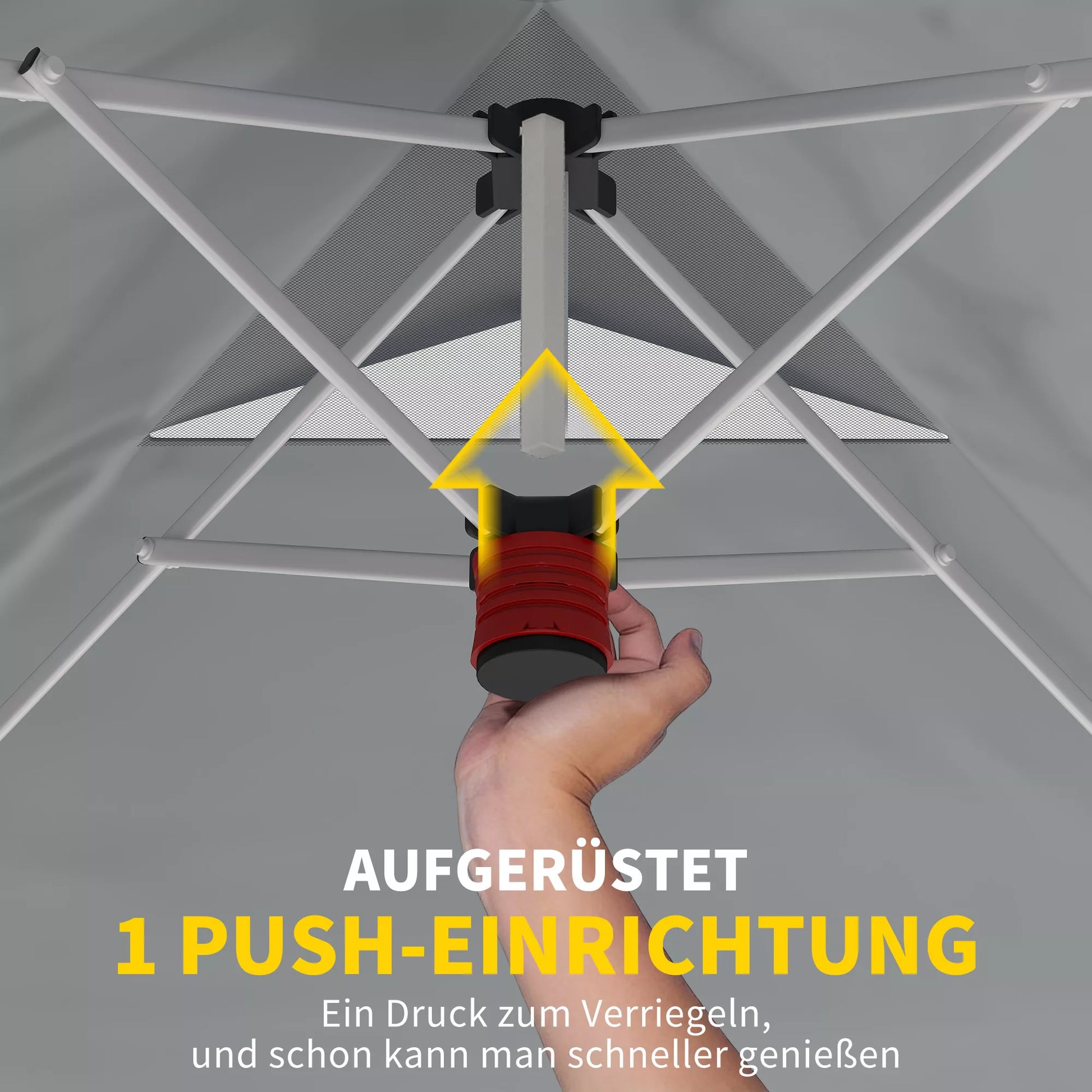 Paviljonas 3 x 3 m, atsparus vandeniui, stabilus, atsparus žiemai, išskleidžiamas, sulankstomas, UV 50+, su maišeliu, smėlio maišais