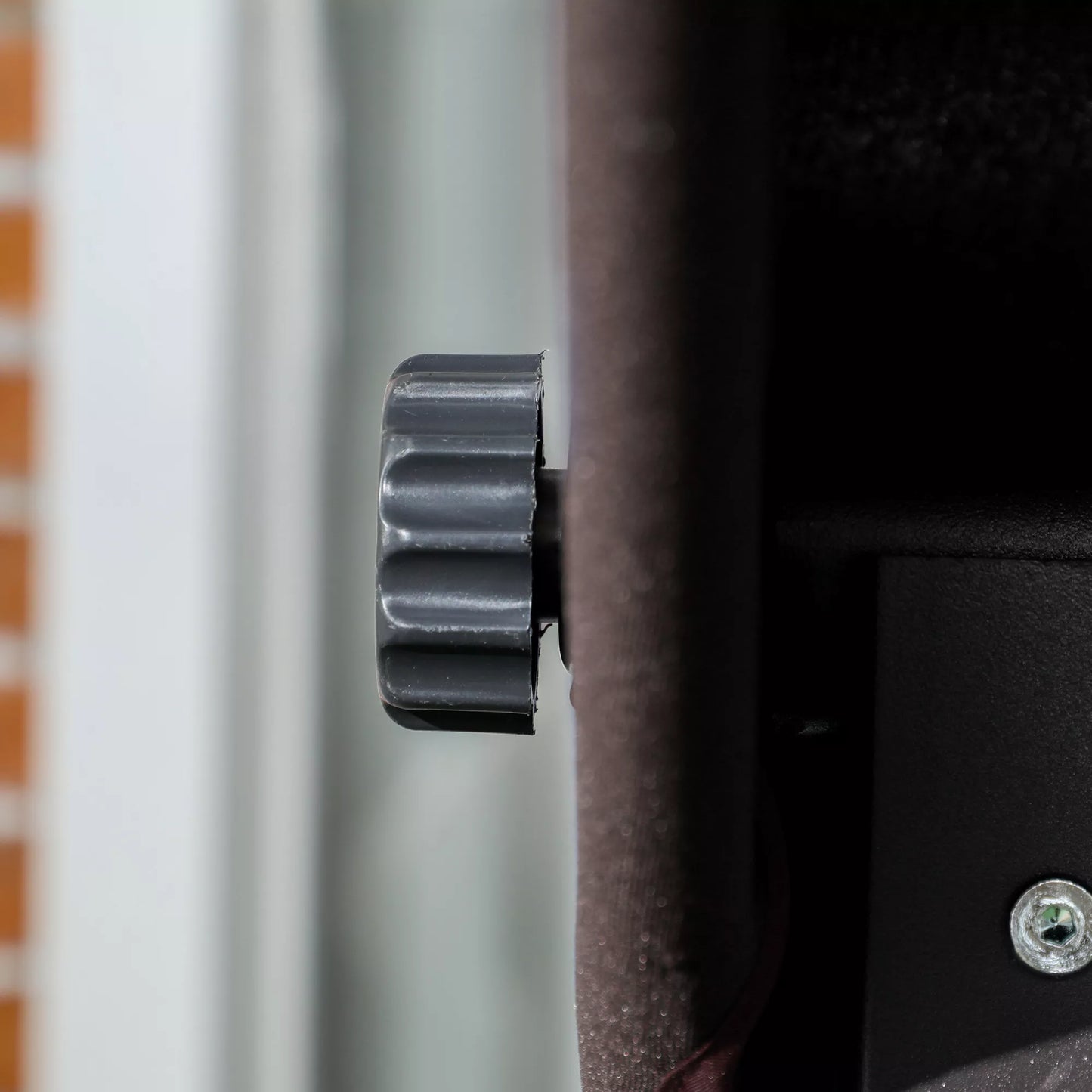 Sodo sūpynės su stogeliu, für 3 Personen, verstellbares Sonnendach, bis 270 kg, braun, 198 x 118 x 168 cm