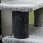 Katės draskyklės stiebo detalė iš arti