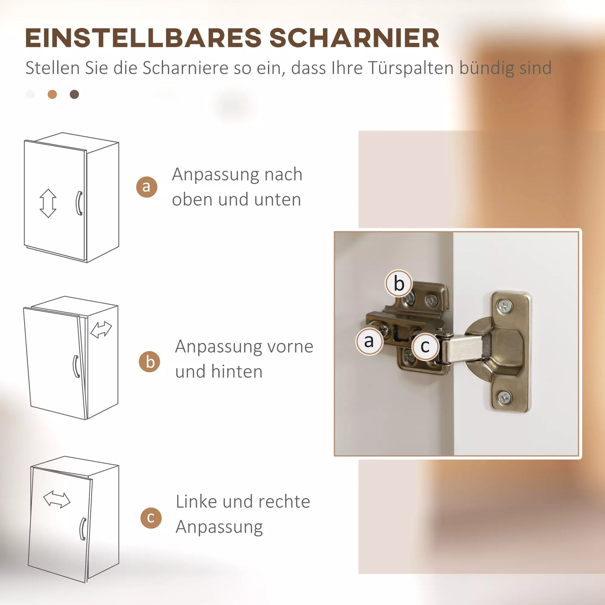 Virtuvės spintelė, bufetas, 2 stalčiai, 2 spintelės skyriai, klasikinis dizainas, balta+tamsiai ruda, 76 x 38 x 182 cm