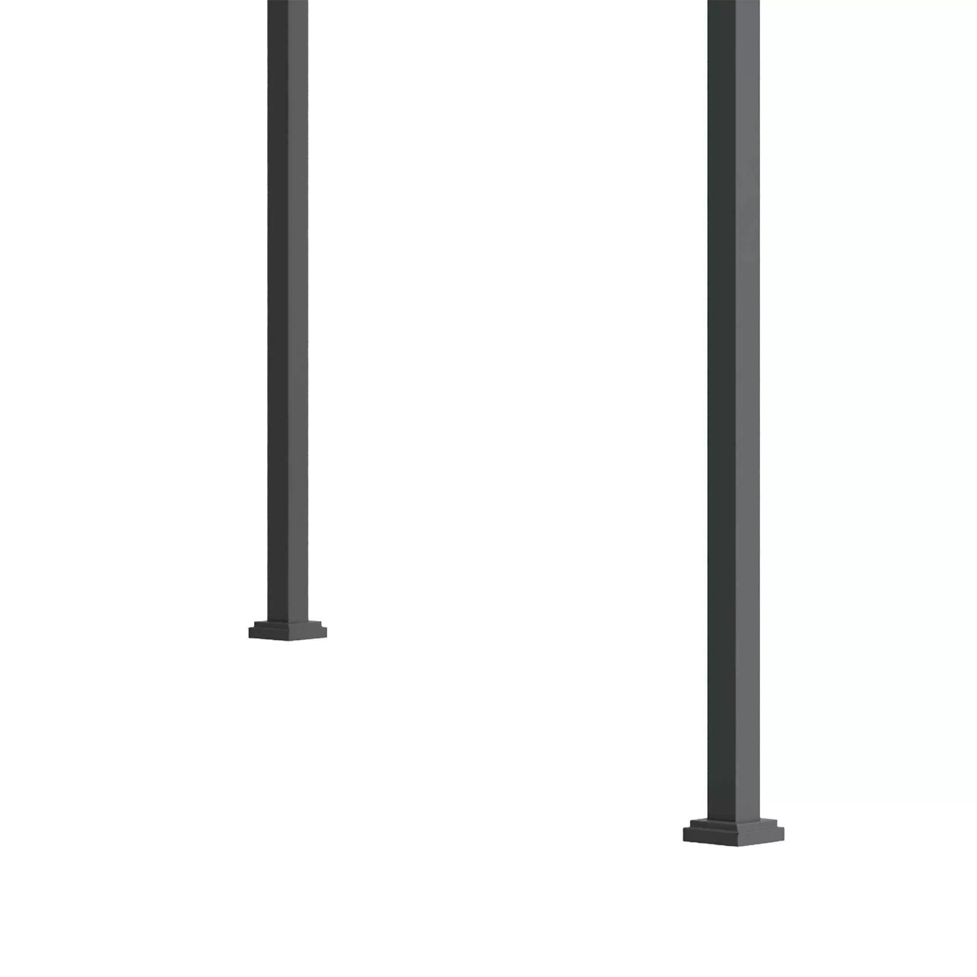 Pergola, apie 3x2 m, sodo pavėsinė, terasos stogas, metalinė, atskira sodo pavėsinė su reguliuojamu stogu, UV apsauga, saulės apsauga terasai ir sodui, juoda + pilka