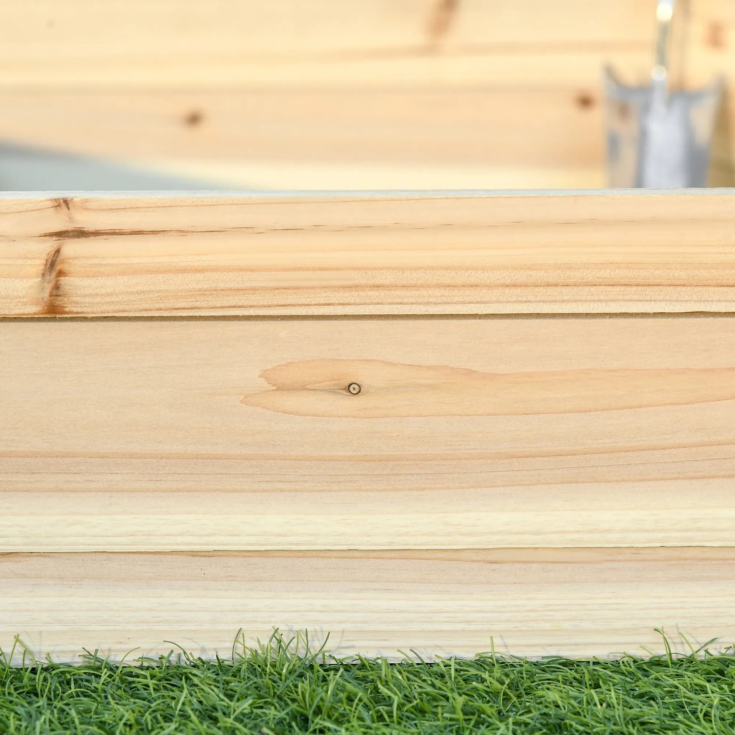 Šešiakampis aukštas gėlių vazonas, medinis gėlių vazonas, skirtas sodui, balkonui, gamtai, 100 x 92 x 16 cm