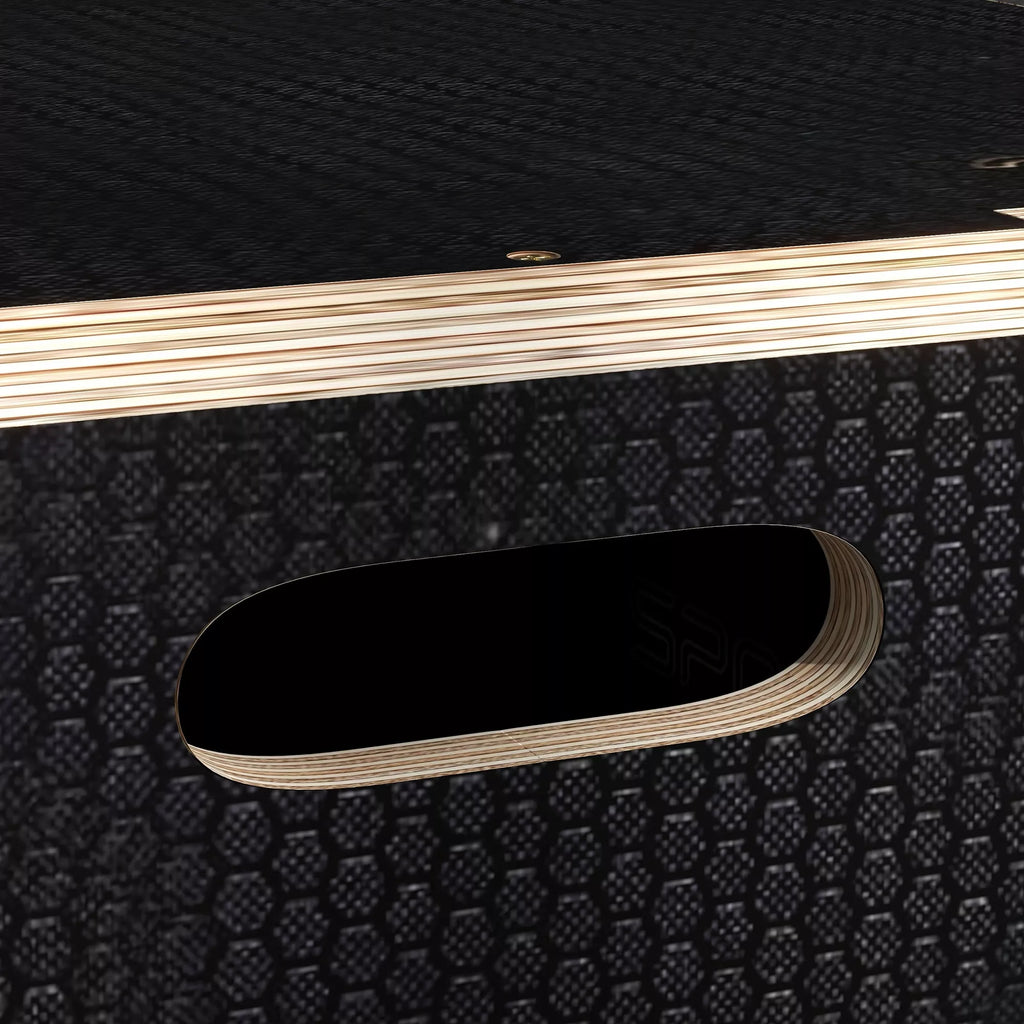 Plyo-Box/šokinėjančioji dėžė, tvirta, 76x61x51 cm, juoda, rankena 10x3,5 cm, iki 120 kg
